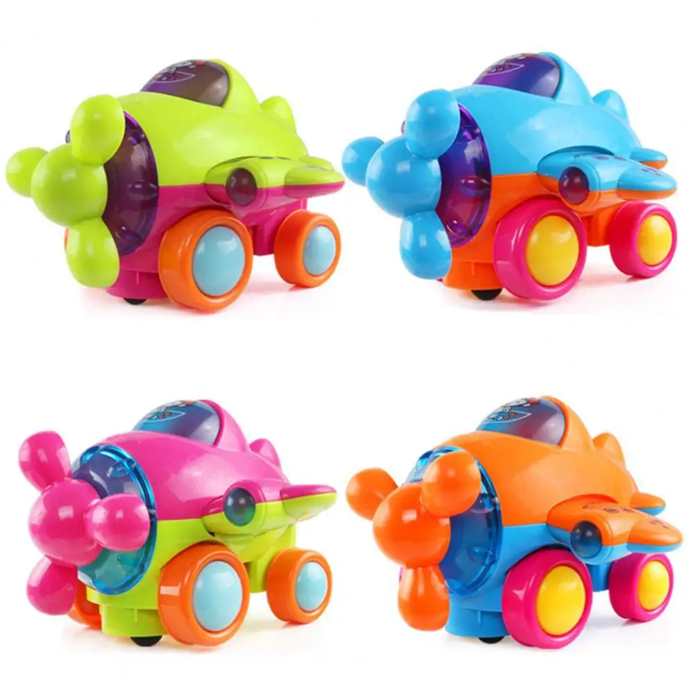 

1 шт. разные цвета Универсальный колеса электрическая модель самолёта с светильник музыка Ранние обучающие игрушки