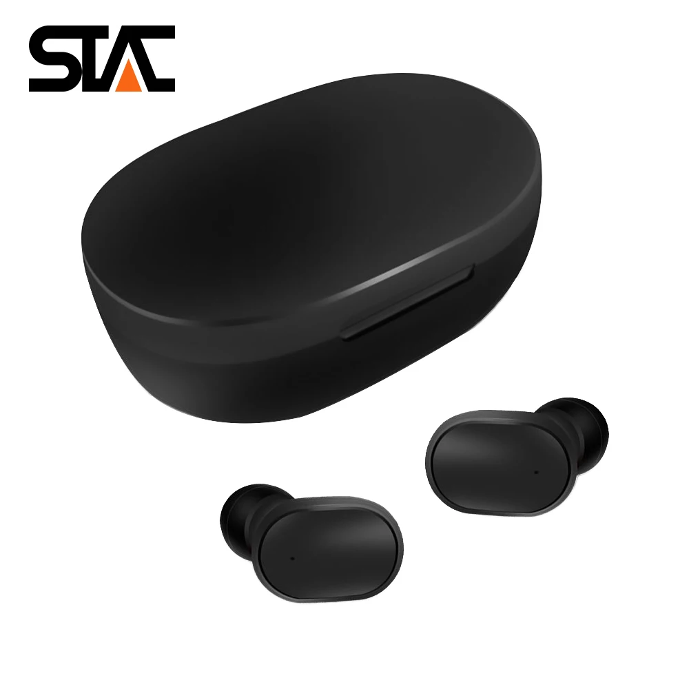A6S Wireless Bluetooth headphones sports music wireless noise canceling earplugs with microphone for iOS Android | Электроника