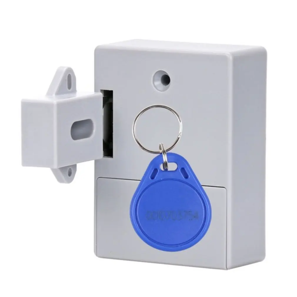 

1 Set Shgo-invisible Hidden Rfid Free Opening Intelligent Sensor Cabinet Lock Locker Closet Shoe Cabinet Drawer Door Lock