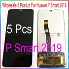 Оптовая продажа, 5 шт.лот, для Huawei P Smart 2019, ЖК-экран, дисплей enjoy 9S с тачскрином и рамкой в сборе