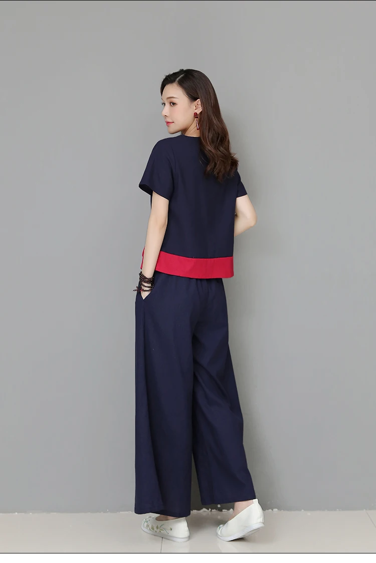 Китайское платье Cheongsam льняное женское традиционное китайское стильное платье Cheongsam женское платье с коротким рукавом Qipao платье с национальным принтом