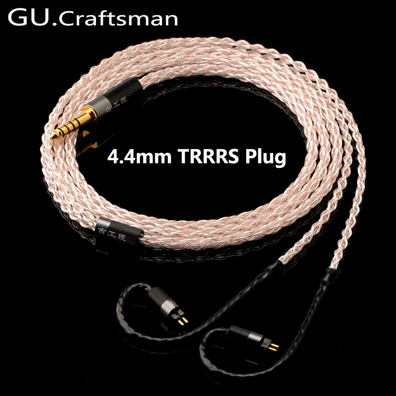 GUCraftsman 5n OFC с серебряным 0,78 мм 2Pin VE6 король эльфов KXXS 64 аудио Oriolus TFZ ZS JH11/JH3X обновление наушников