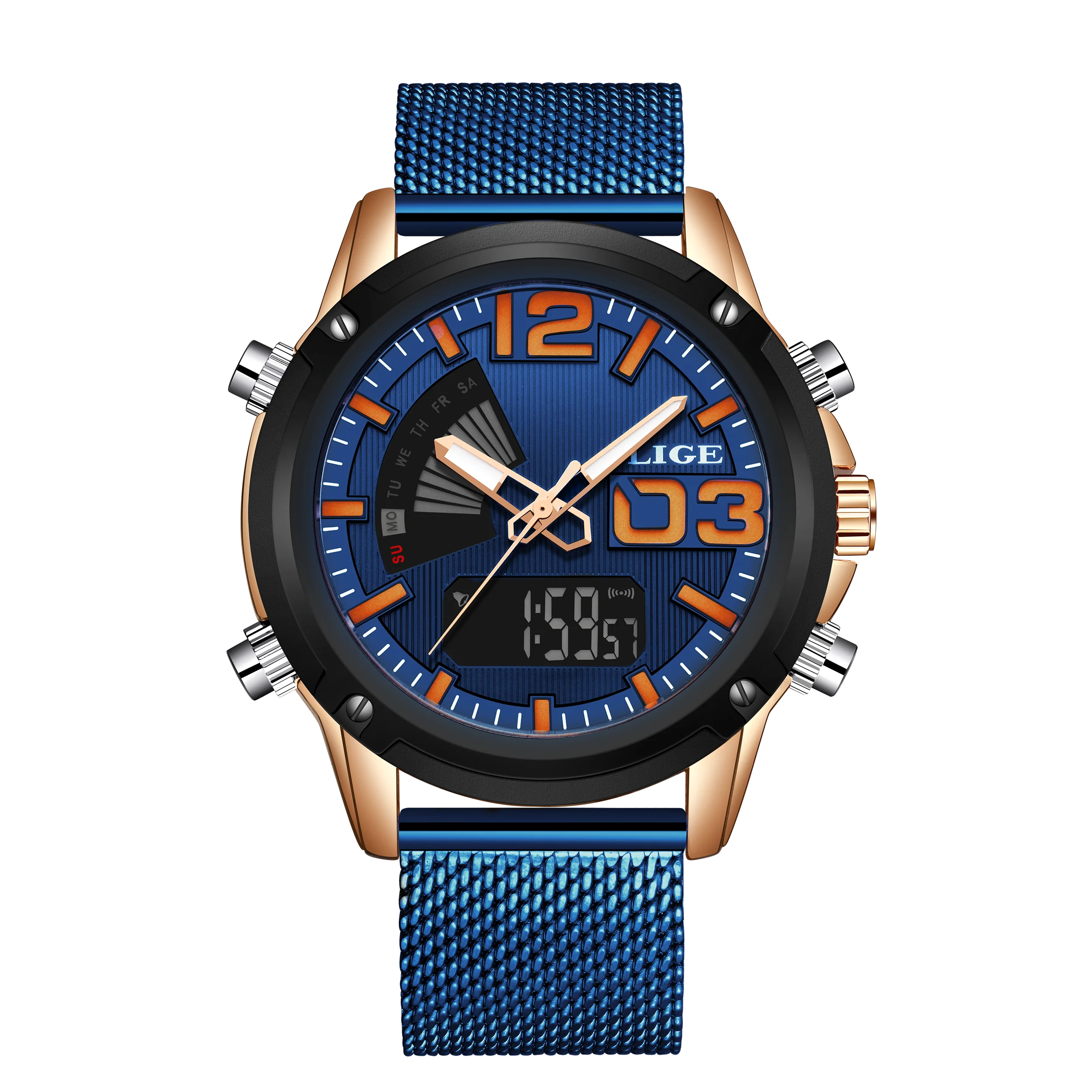 2019 новые мужские часы армейские военные аналоговые цифровые лучший бренд класса