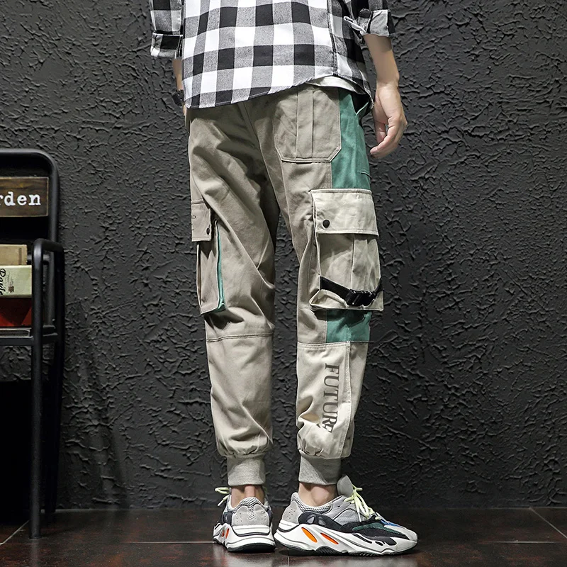 Брюки-карго мужские с принтом модные повседневные штаны уличная одежда в стиле