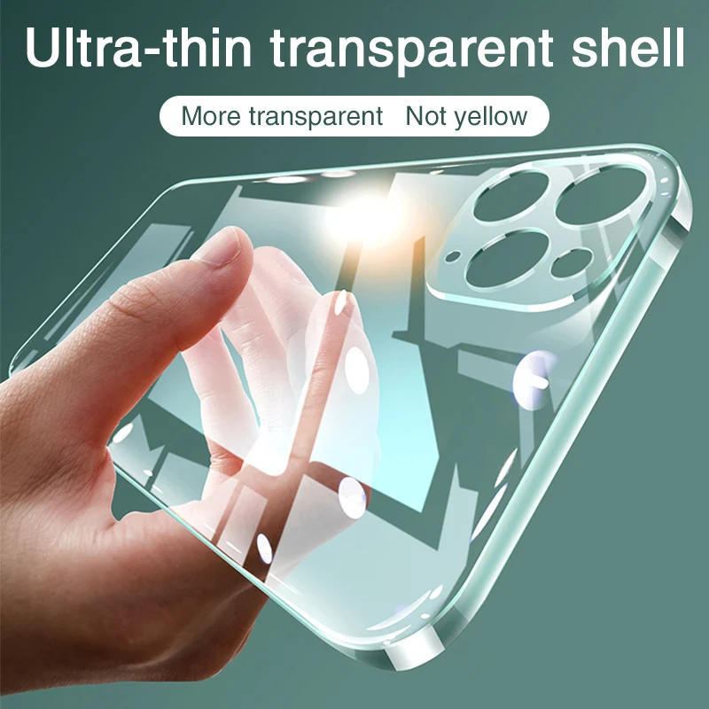 

Ultra Thin Silicone lens protective Phone Case For iPhone 11 12 Pro Max Mini Case On iphone XR XS X 6 7 8 Plus 12 Pro Back Cover