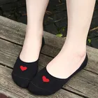 Носки женские короткие, в японском стиле, невидимые, с узором, 2021