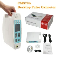 cms70a portable desktop pulse oximeter tft blood oxygen monitor pr heart rate adult spo2 sensor probe pc software