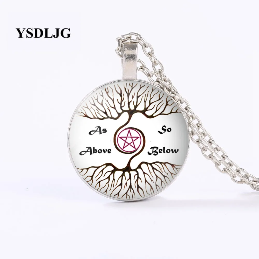 GDRGYB эзотерическое ожерелье-как выше так ниже языческая Викка-оккультный подарок