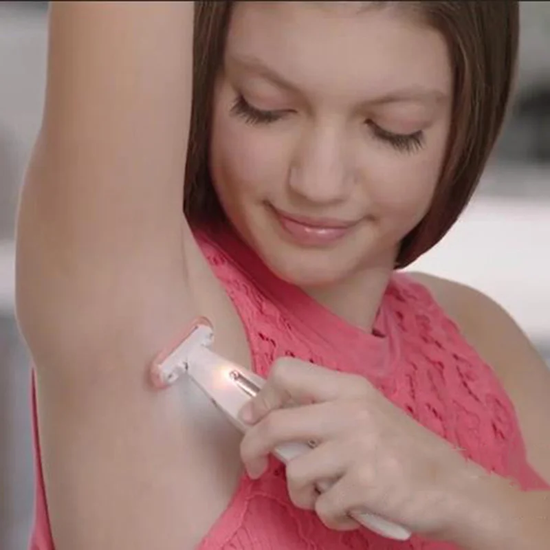 Электрический женский эпилятор для волос на теле Машинка удаления подмышки