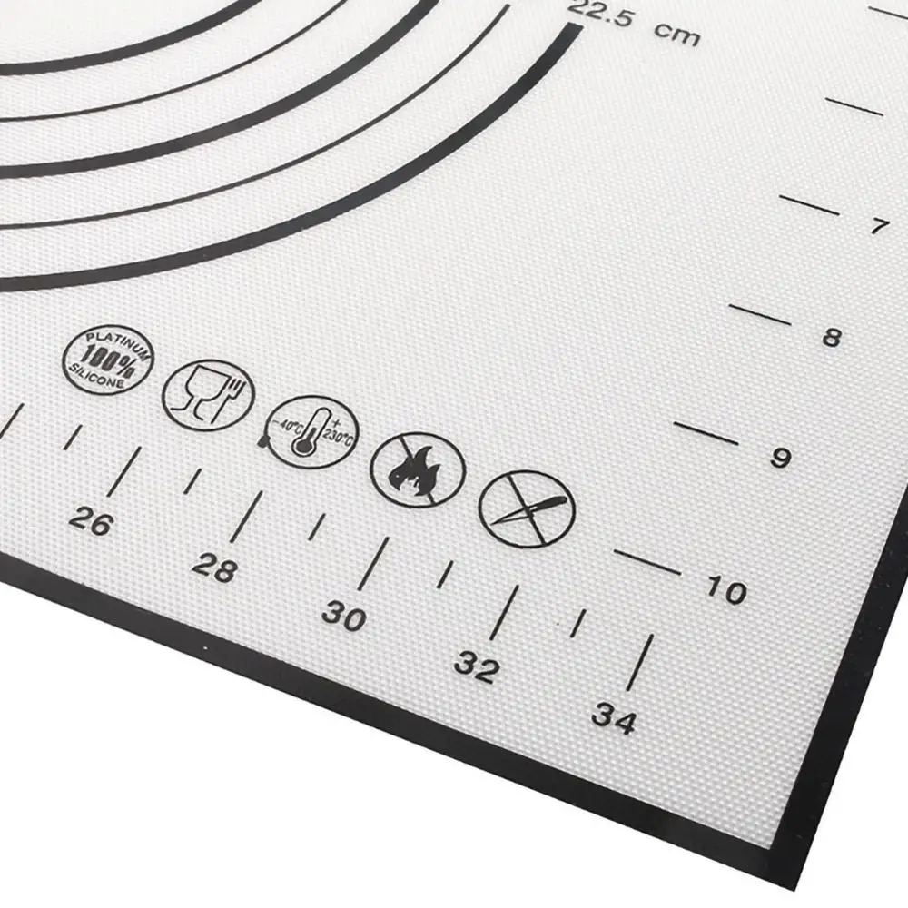 

Silicone Baking Mat Pizza Dough Maker Pastry Kitchen Gadgets Cooking Tools Utensils Bakeware Kneading Accessories Lot