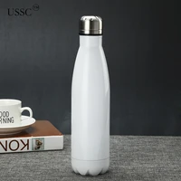 ussc 500ml submilation double wall vacuum screw cap thermos flask insulated tumber large capacity portable water cup hz007