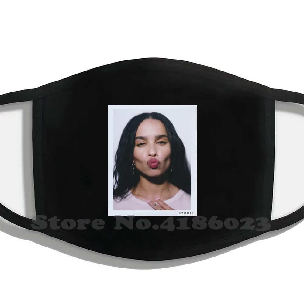 

Zoe Kravitz Everyone Design Black Breathable Reusable Mouth Mask Zoe Kravitz Actor Actress Model Artist Beautiful Talented Zoë