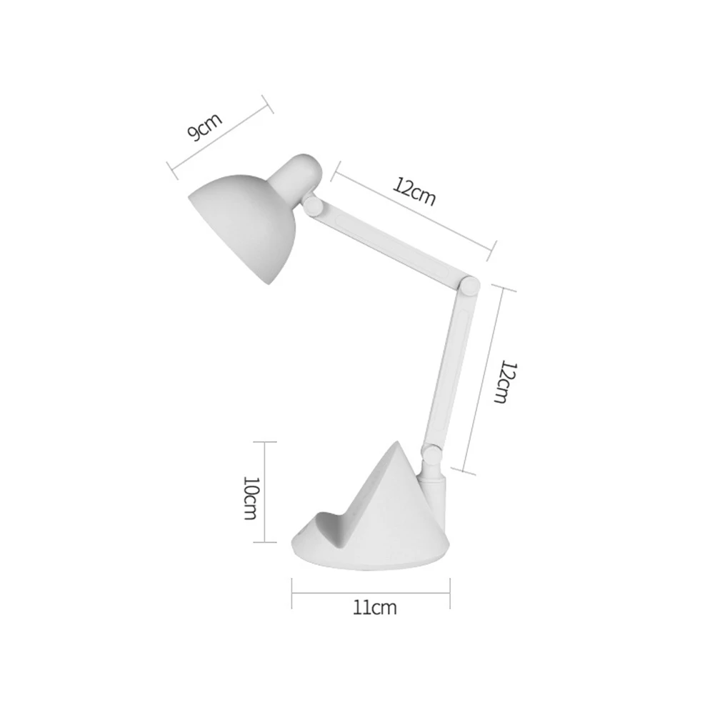 

10W Rechargeable USB Charging Desk Lamp Multifunction Bedside Reading Touch Night Light Folding Table Lamp Eye Protection Lamps