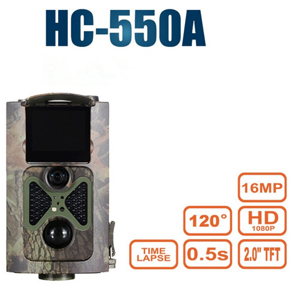 

Wireless Trail Hunting Camera 16MP 1080P Wildlife Surveillance Night Vision Cameras HC550A 1080P 16MP Photo Trap Tracking