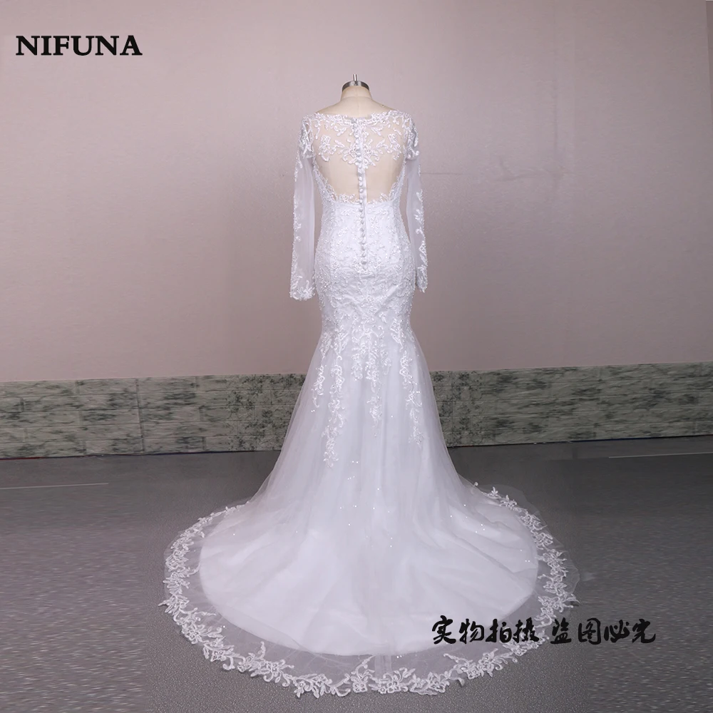 

wuzhiyi wedding dress longbeading vestido de noiva Appliques zipper back wedding Gown Chapel Train bridal dress plus size