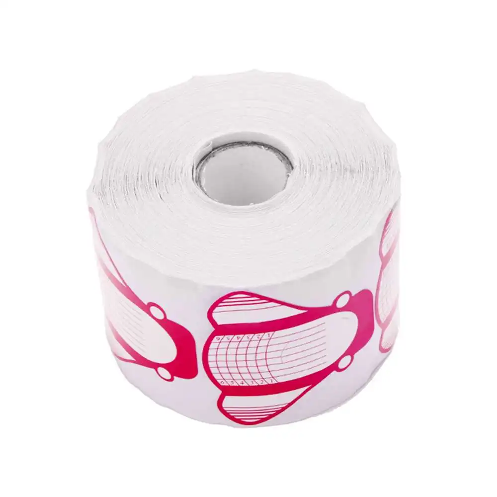 

Nail Art Sticker Professional Acrylic Manicure Pink Paper Finger Holder Phototherapy Crystal Nail Extensione Tool