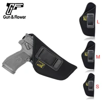 gunflower neoprene holster universal iwb carry gun case with belt clip sml shooting gear
