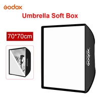 godox 70x70cm portable square umbrella photo softbox reflector for flash speedlite