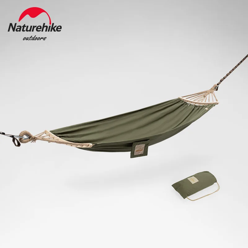 

Naturehike Outdoor Anti-rollover single canvas Canvas Hammock outdoor camping swing adult portable hanging chair 250KG Load