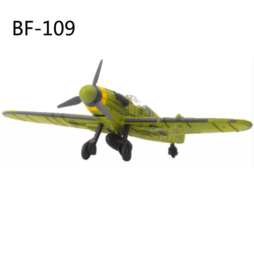 Масштаб 1/48 сборка BF 109 строительные блоки боевой самолет Волчья война случайный