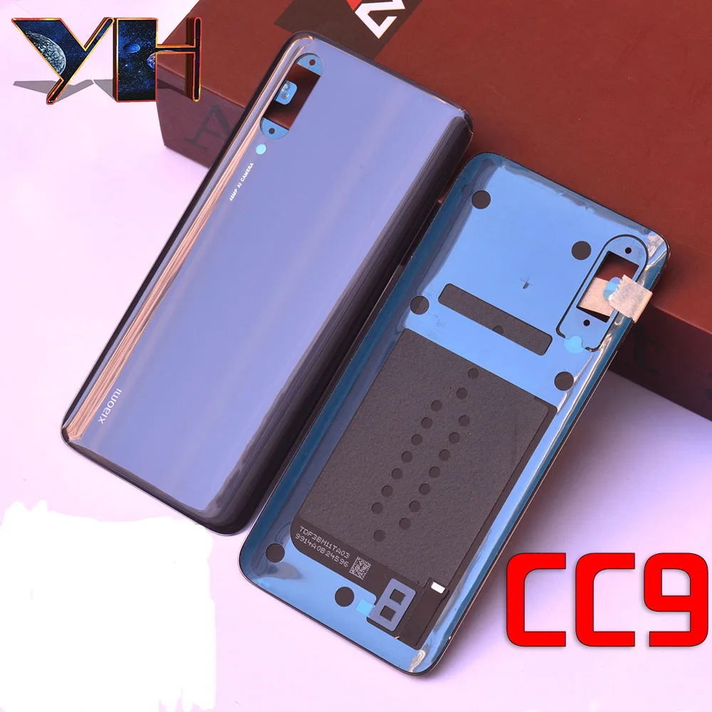 

For Xiaomi Mi CC9 original glass back cover battery cover original back shell rear back