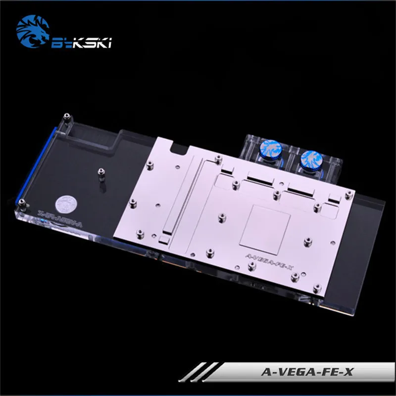 Водяной блок Bykski с полным покрытием графического процессора для AMD Radeon Vega 56/64 Founder