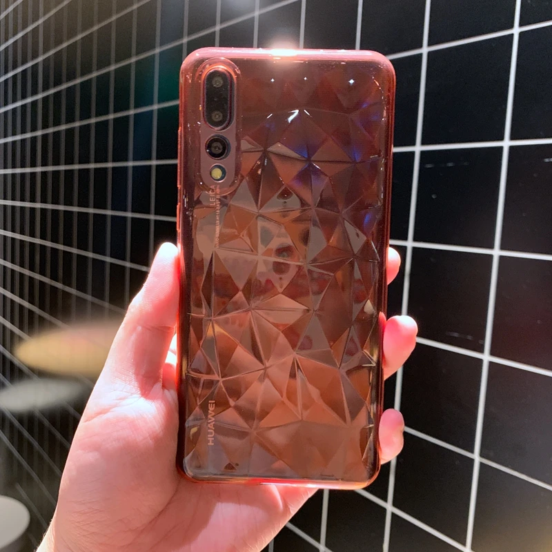 Для huawei P20 P30 mate 20 X Pro Nova 3 3i Honor 9 View Note 10 Lite 8X Play 3D Алмазный прозрачный мягкий