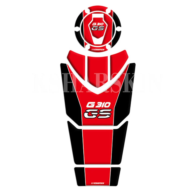 

For BMW G310 GS G310GS g310gs 2017 2018 Motorcycle Stickers 3D Gel Decorative Decal Protection Fuel Tank Side Cushion