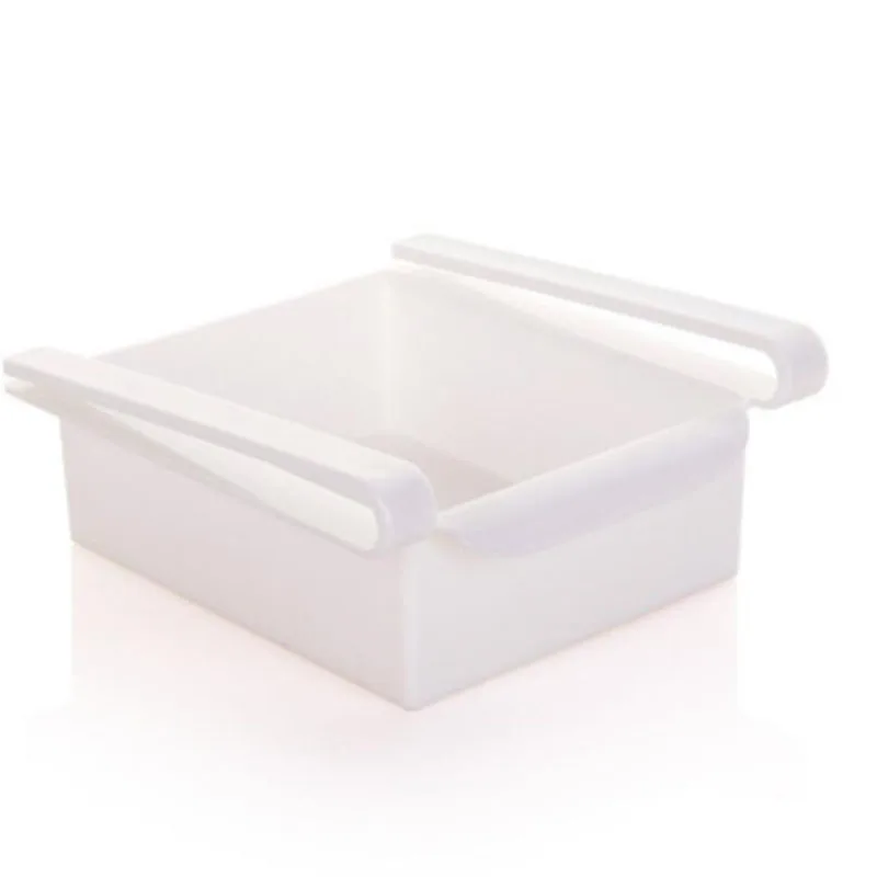 Пластиковый скользящий Мини-ящик стойка для хранения в холодильнике органайзер