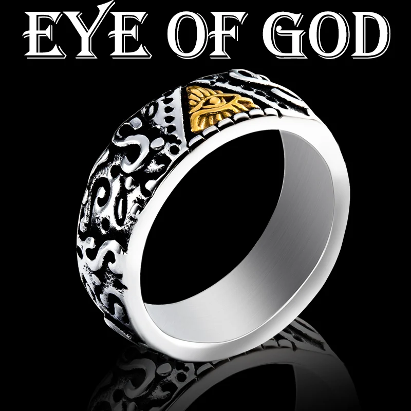 Готическое кольцо для глаз ювелирные изделия мужчин и женщин s Illuminati все видимые