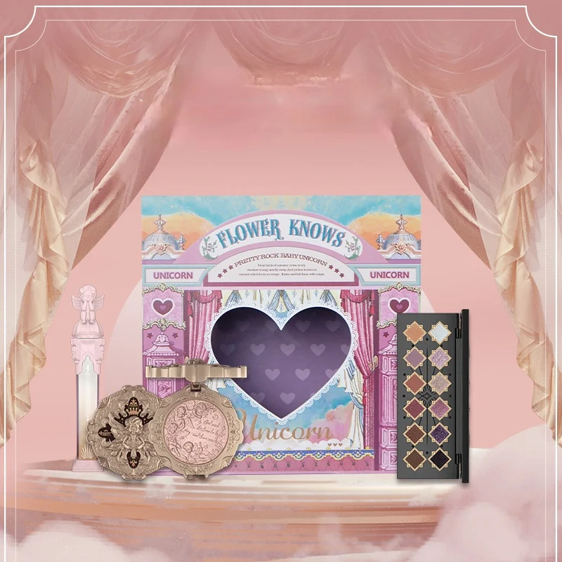 

Лак для губ в подарочной коробке Cy Flower, смягчающие тени для век, хайлайтер, улучшение долговечности, бесплатная доставка