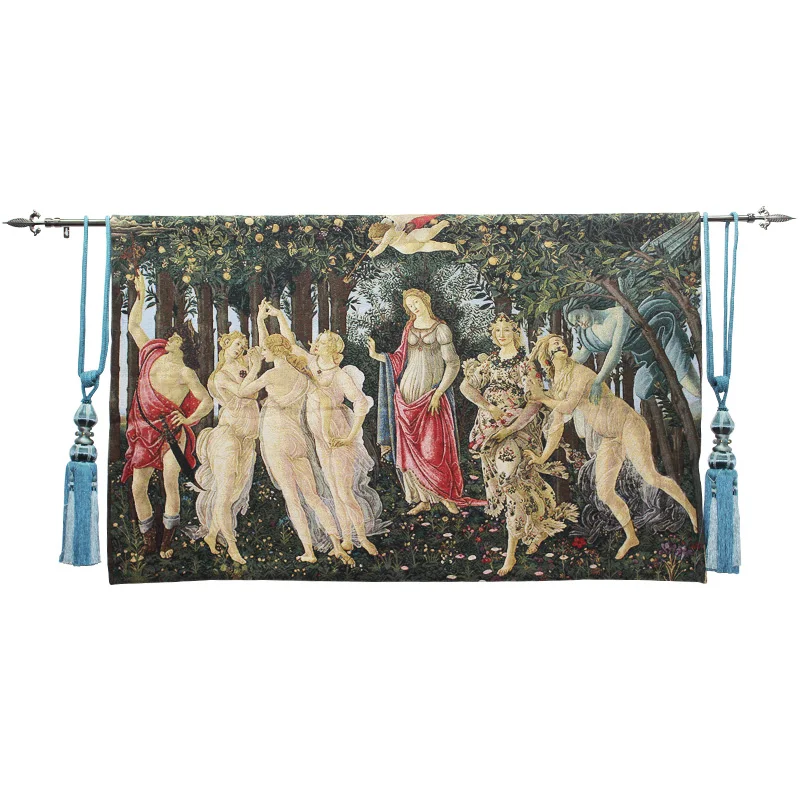 La Primavera итальянский настенный гобелен Sandro Botticelli's Allegory of Spring|belgium tapestry|tapestry