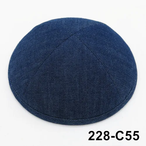 При покупке более 5 лотов(50 шт.) будет скидка 10% Джинсовые 19 см kippots Kipa Skullies kippa beanie Kippah jeus Yarmullka