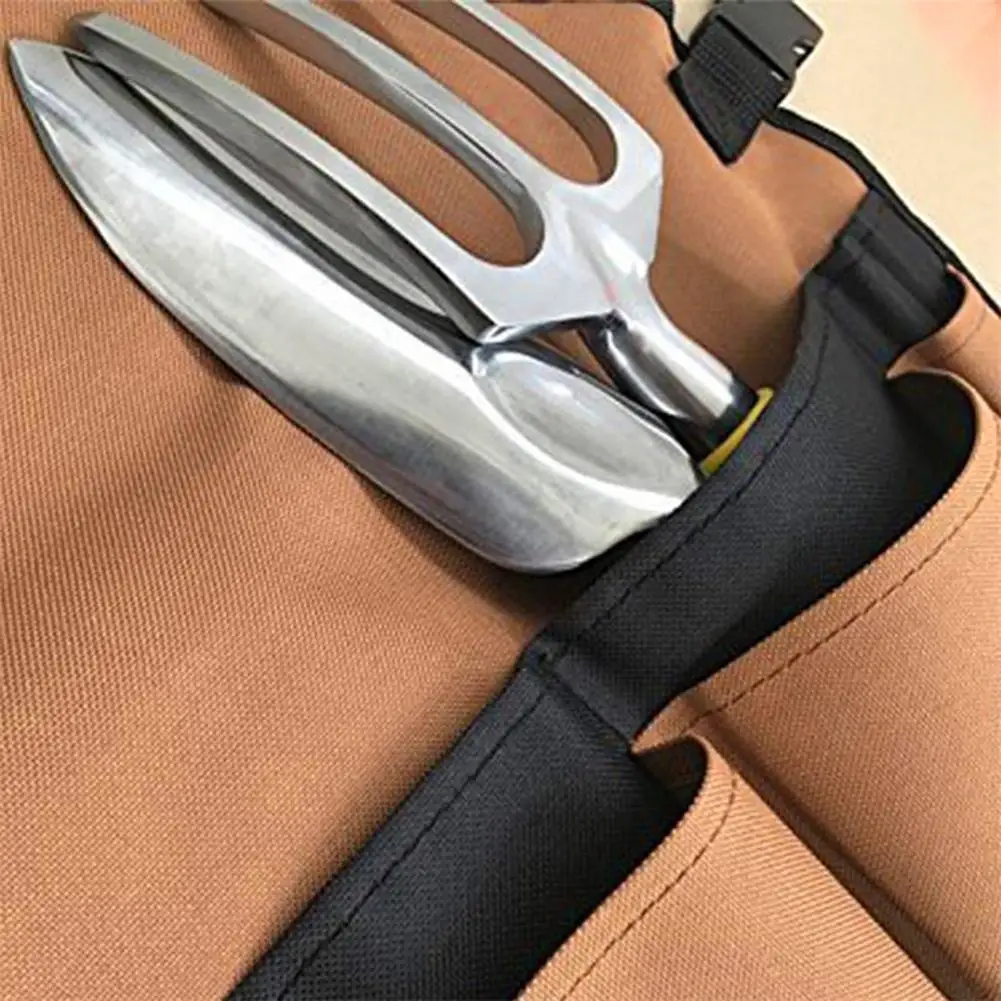

HOT SALES !!! Garden BBQ Tool Bag Adjustable Strap Storage Pockets Pouch Electrician Apron