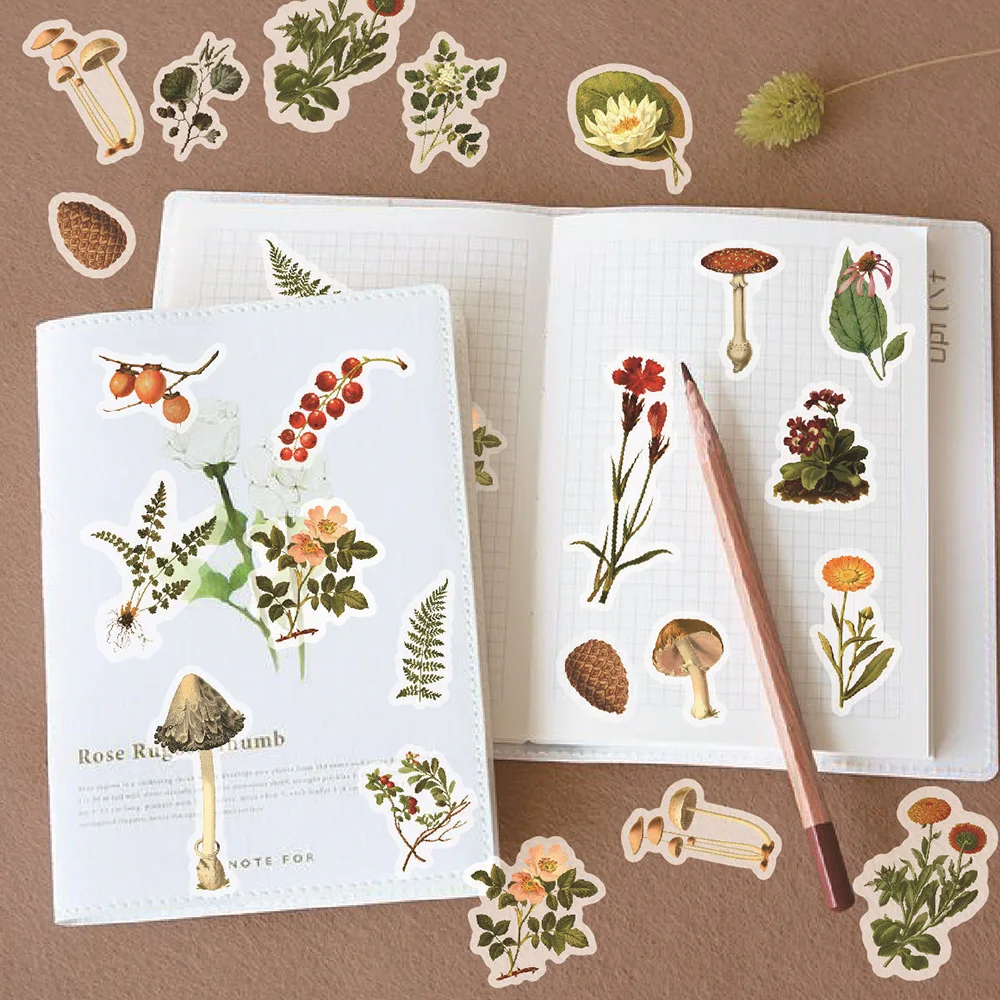 

40PCS/Bag Cute Scrapbook Sticker Set Adhesive Stickers Decoration Label For Album Diary Hand Account Home DIY Decorate