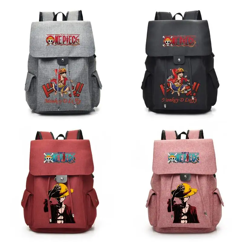 Аниме один кусок косплей реквизит Холст Рюкзак Студенческая школьная сумка на