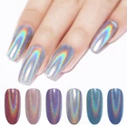 Ослепительный Радужный порошок для ногтей, блестящий хромированный порошок для ногтей, блестящий Гель-лак, блестящий пигмент для ногтей