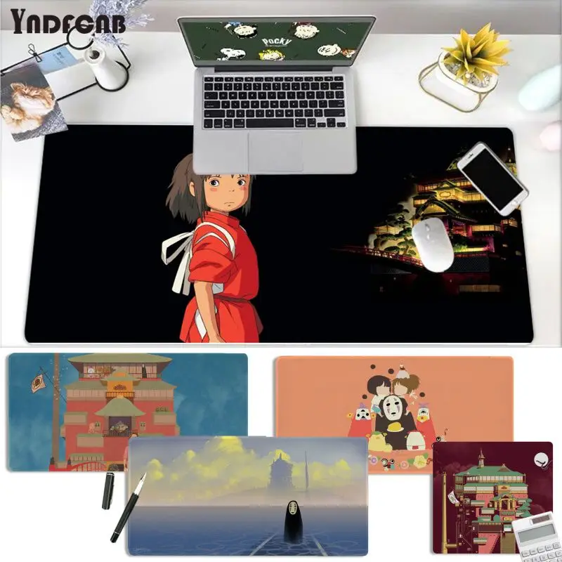 

YNDFCNB Studio Ghibli Spirited Away Durable Rubber Mouse Mat Pad for Desk Mat for CSGO Game Player Desktop PC Computer Laptop