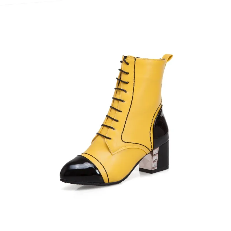 Женские ботинки до щиколотки зимние больших размеров 9 10 11-17 | Обувь