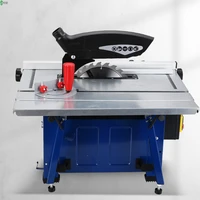small woodworking table saw cutting machine multi function power tool dust free sawing wood board miter cutting board circul