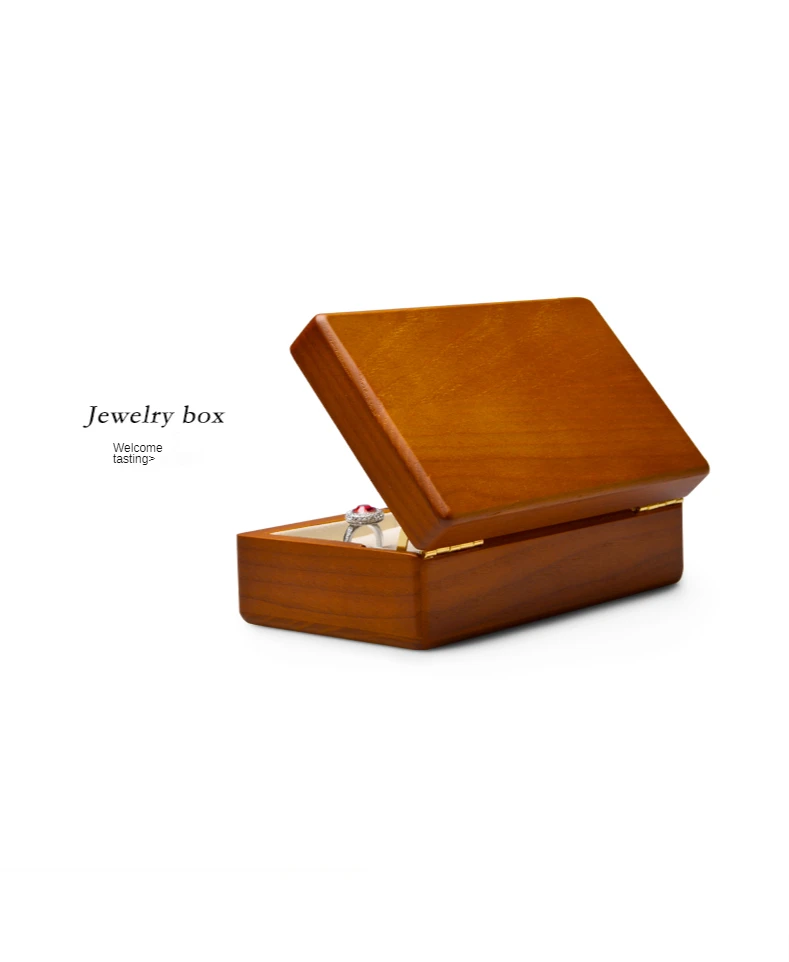 Oirlv Multi-function Solid Wood Jewelry Organizer Box for Ring Necklace Earrings Jewelry Display Case Ladies Gift Storage Gifts