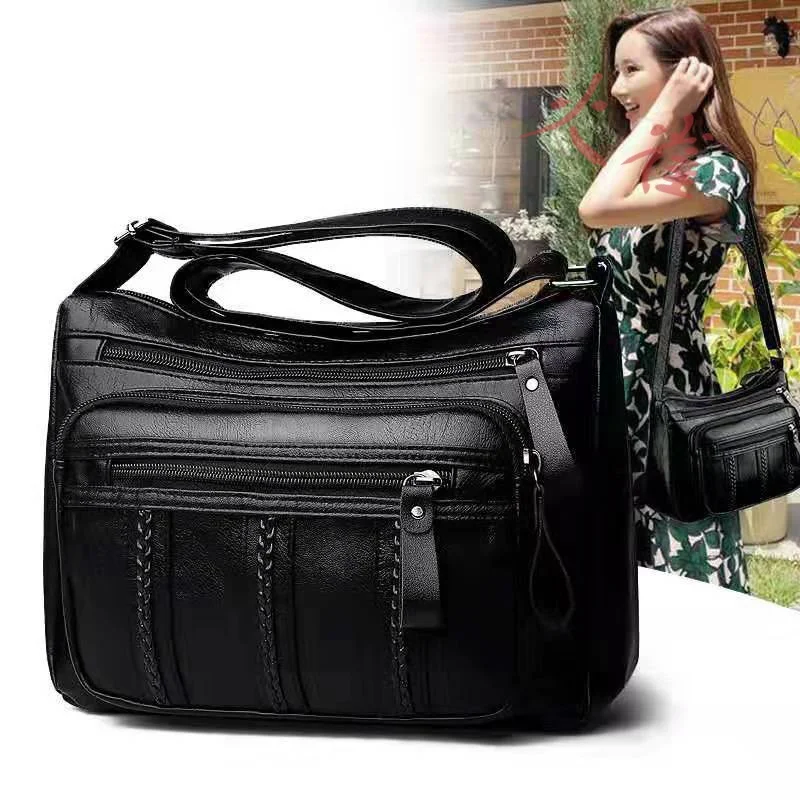 Сумка кросс-боди Женская из экокожи модный саквояж на плечо мессенджер