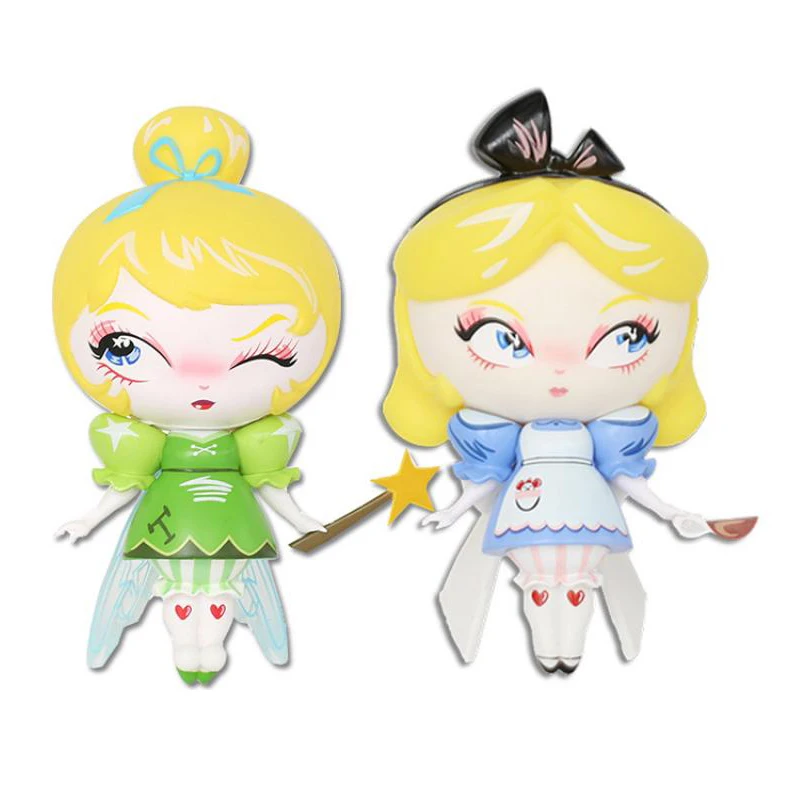 

Disney Mickey Minnie Mouse Cheshire Cat Ariel Alice Tim Burton's Corpse Bride Stitch Limited Edition Action Figure Doll Kids Toy