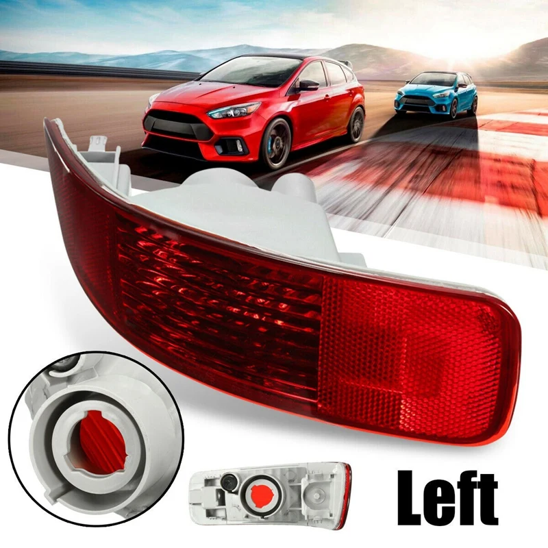 Задний левый бампер задний противотуманный светильник крышка лампы отражатель