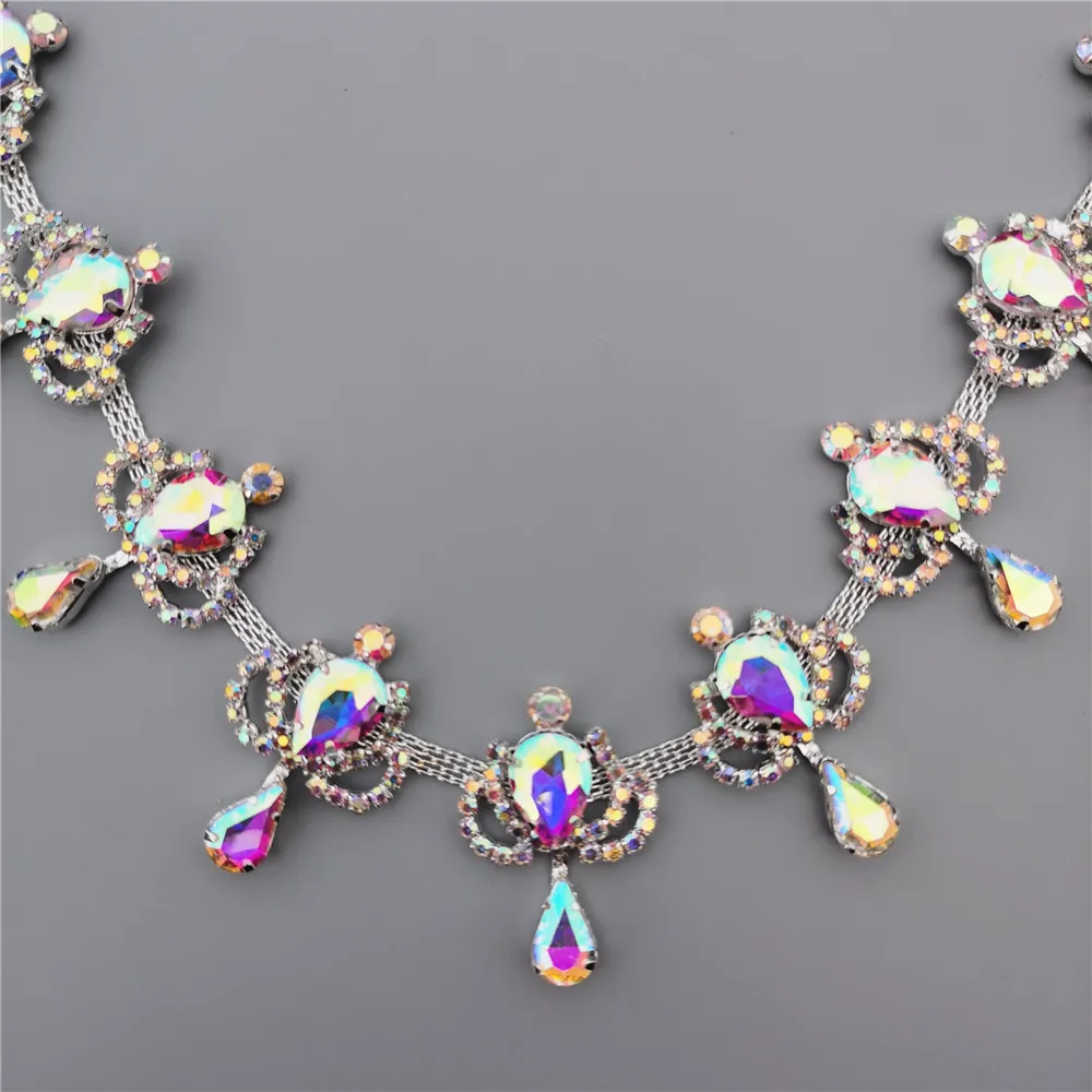 Цепь со стразами Bling идеально сочетаются с кружевным поясом отделка Ленточные
