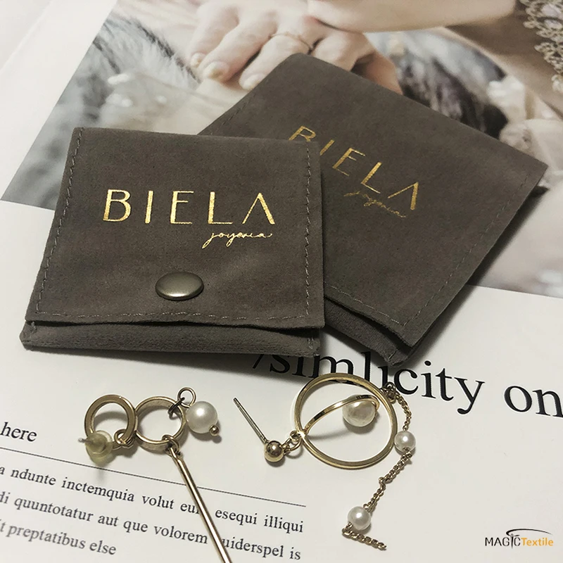 Оптовая продажа 500 шт./лот сумки для ювелирных изделий на заказ конверт с клапаном