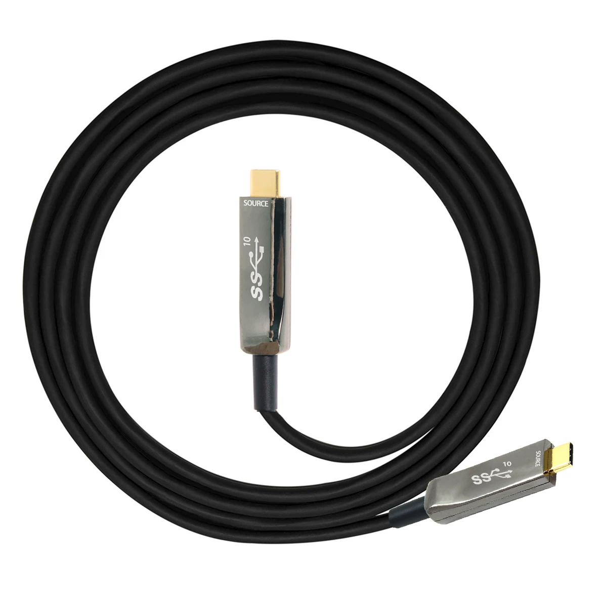 Zihan USB-C Type-C AOC Cable 2M 5M 10M 20M 30M Active Fiber Optic Fast Transfer Gen2 10Gbps | Компьютеры и офис