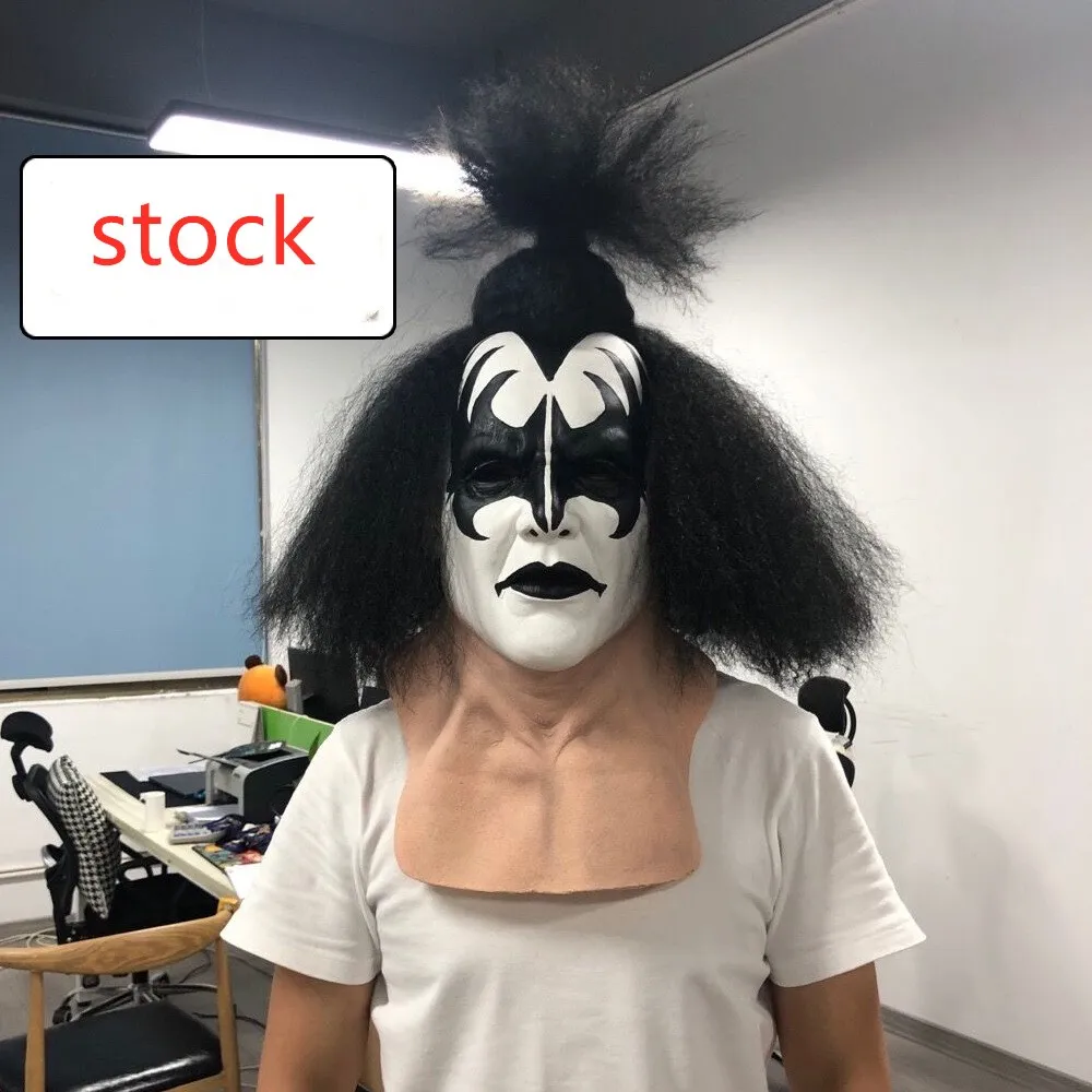 Kiss Band Gene Simmons панк Маска Косплей певица Chaim Witz рок бар DJ вечерние карнавал
