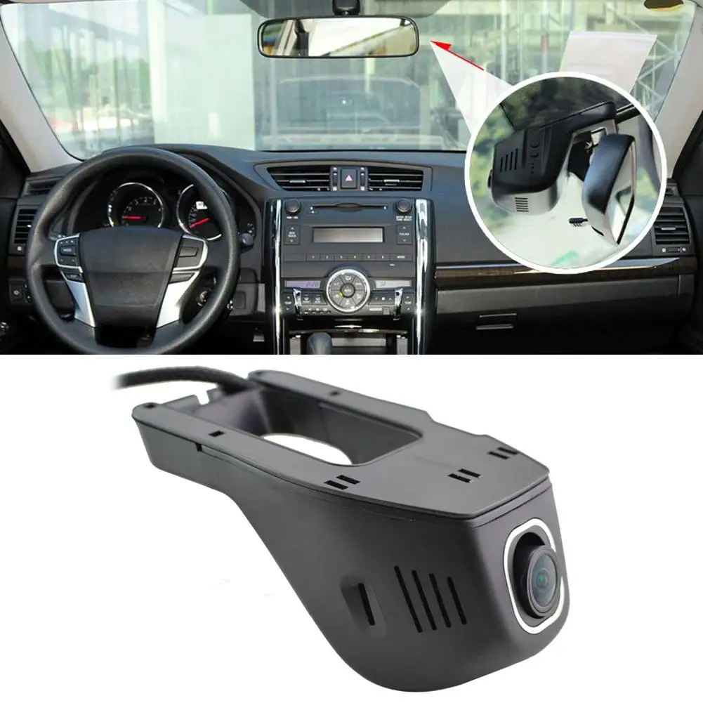 

1080P 12MP 165° Wide Angle WiFi Car DVR Camera Driving Recorder Dash Cam Automatic Cycle Video Recorder DVR/Dash Camera