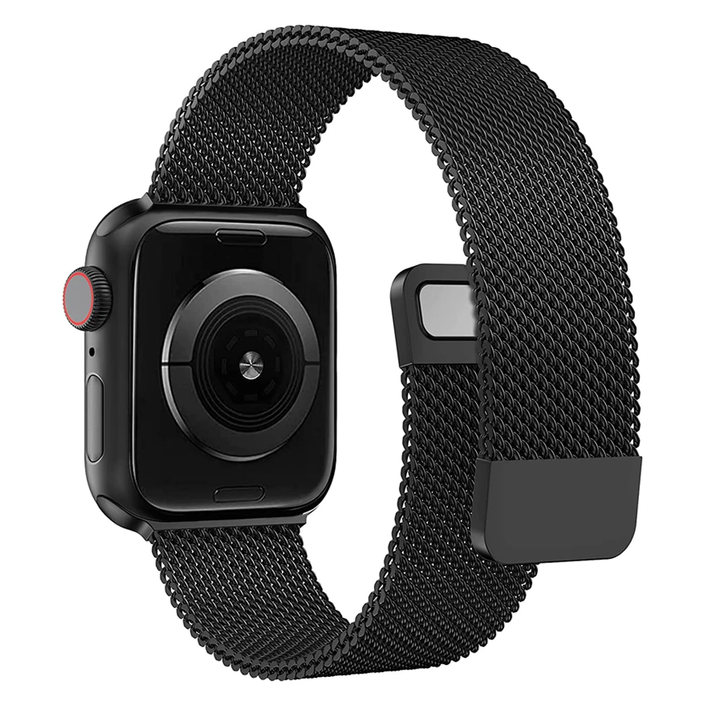 

Magnetic Loop For Apple watch band 44mm 40mm iWatch Band 38mm 42mm Stainless steel bracelet Apple watch seri es 5 4 3 se 6 strap